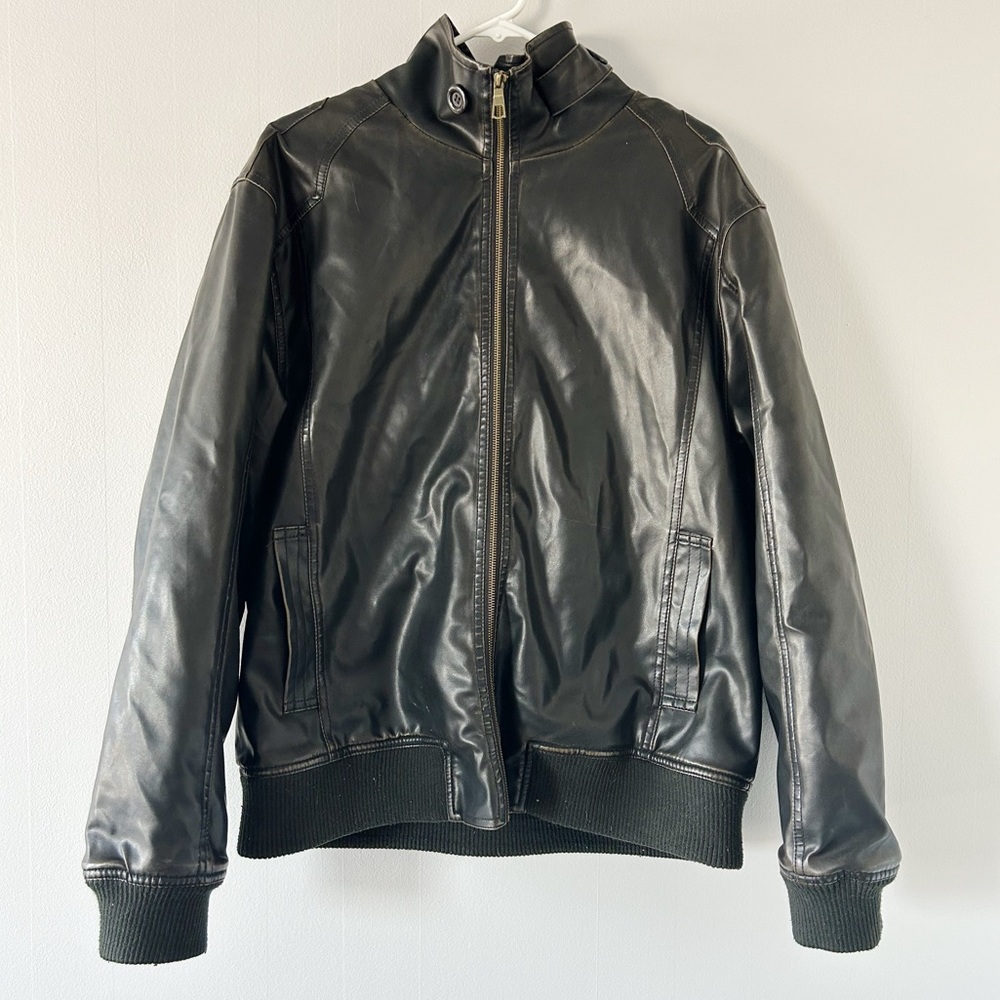 Men’s Whispering Smith 100% Leather Fleece Lined Jacket